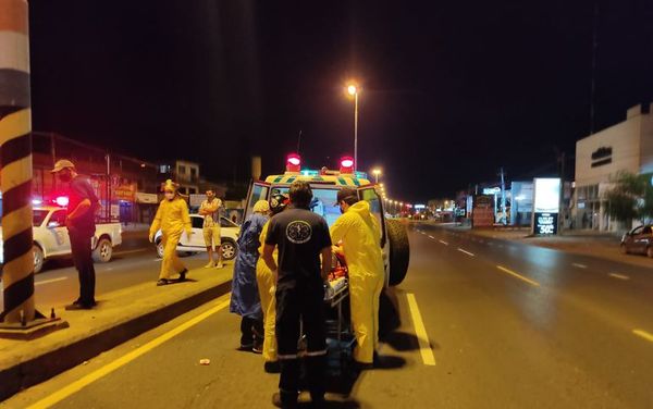 Joven motociclista perdió la vida sobre la ruta Transchaco - Nacionales - ABC Color