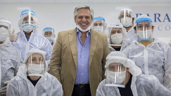 El presidente de Argentina, Alberto Fernández, dio positivo al COVID-19 - Megacadena — Últimas Noticias de Paraguay