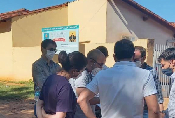 En marcha construcción del pabellón de contingencia del Hospital de Caazapá - Noticiero Paraguay