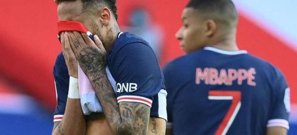 Neymar expulsado en derrota clave del PSG ante el Lille