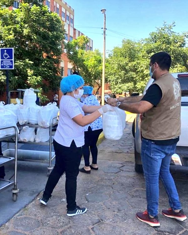 Programa Paraguay Solidario entregó más de 2.300 platos de comidas en hospitales | .::Agencia IP::.