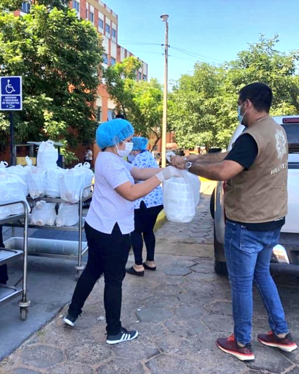 Programa Paraguay Solidario entregó más de 2.300 platos de comidas en hospitales