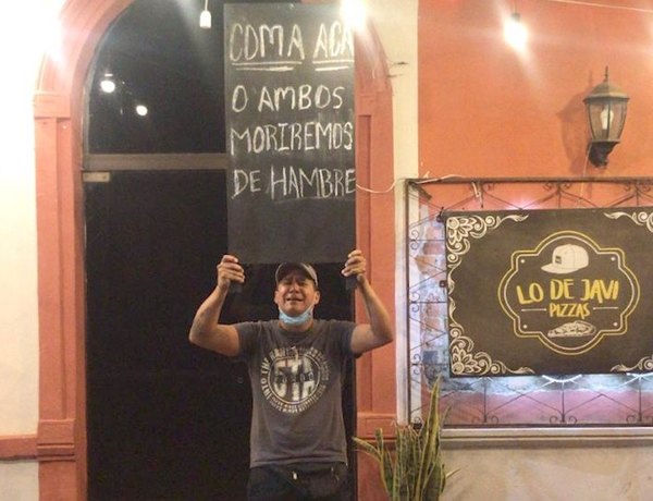 Crónica / Pizzero lanza pedido, ¡no morir de hambre!