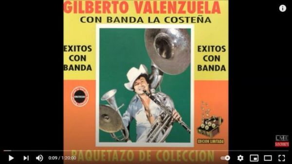Muere el cantante mexicano Gilberto Valenzuela a los 86 años
