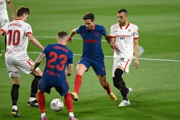 Duro tropiezo del Atlético de Madrid ante Sevilla en la liga española