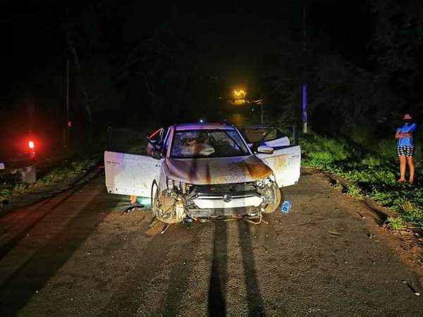 Mita’i de 14 años y al mando de una camionetaza choca y vuelca en SanBer