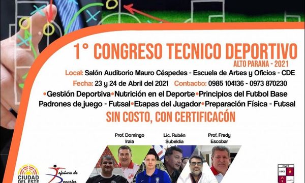 Invitan a congreso técnico deportivo