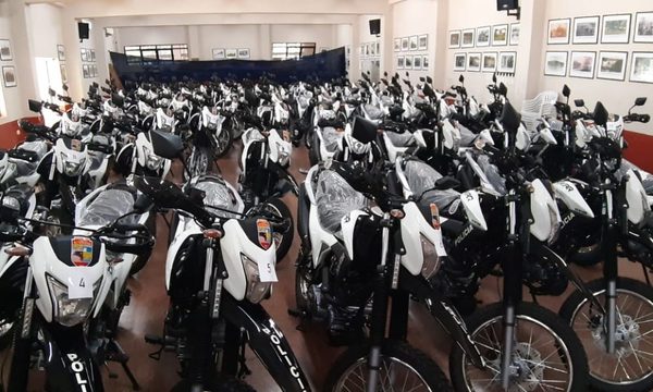 Dotarán de motocicletas a la policía de Alto Paraná