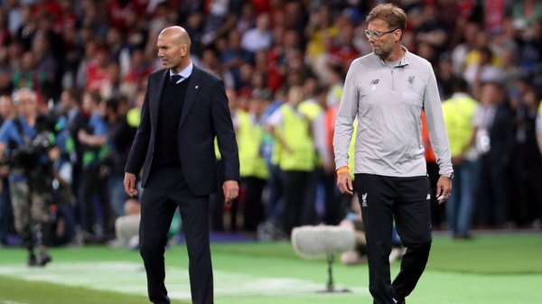 Zidane vs. Klopp, tres años después de la final del 2018