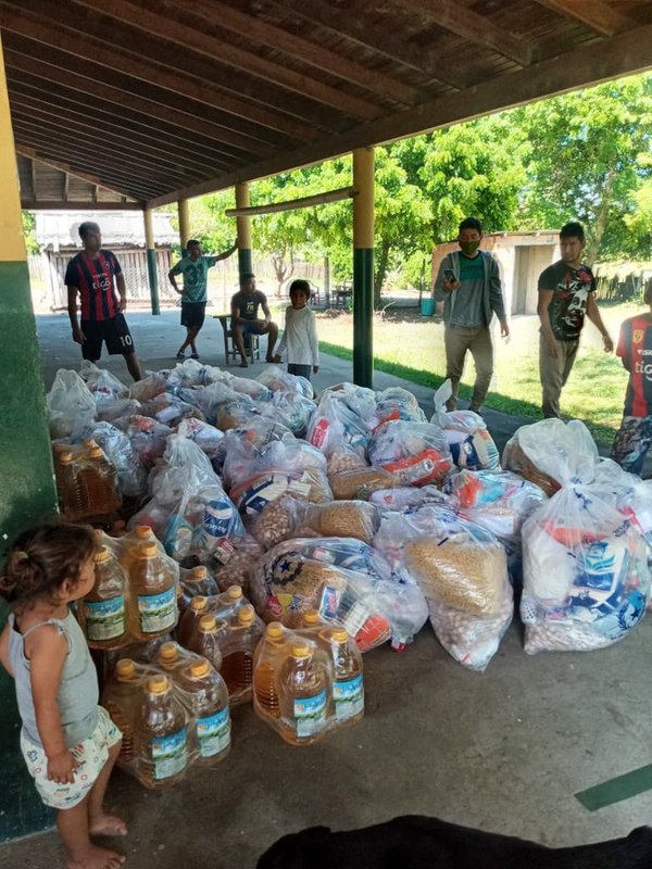SEN distribuyó 30.000 kilos de alimentos a comunidades vulnerables de Bahía Negra | .::Agencia IP::.