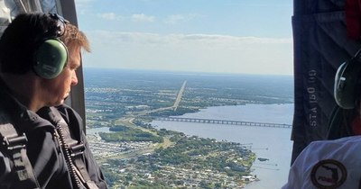 La Nación / Estanque de aguas residuales amenaza colapsar en Florida
