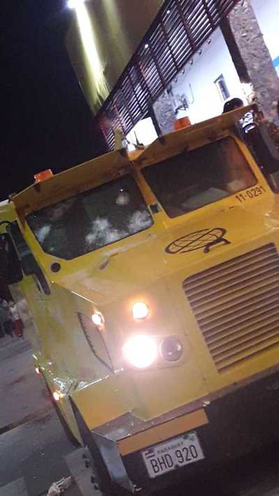 Violento asalto a transportadora de caudales en Capiata