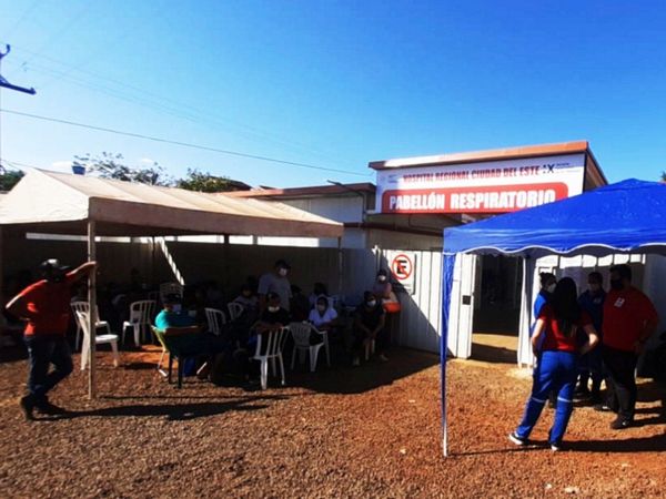 Hospital Regional de CDE recibe   60 a 70 pacientes  respiratorios por día