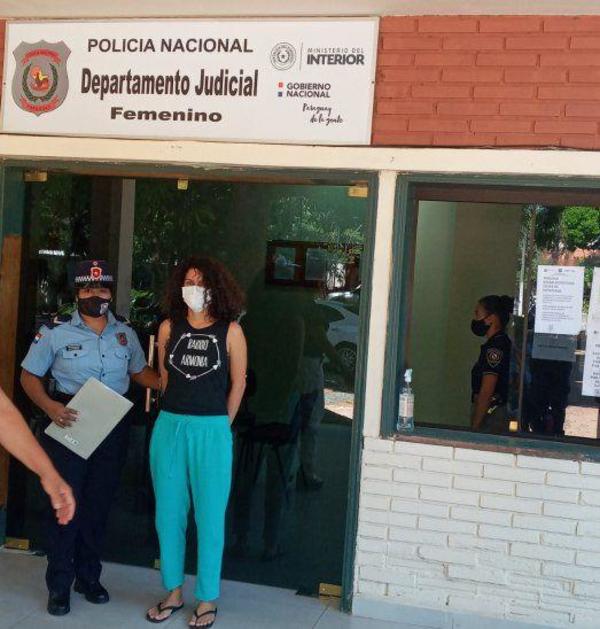Joven detenida por la quema de la ANR amenazó con iniciar una huelga de hambre – Prensa 5