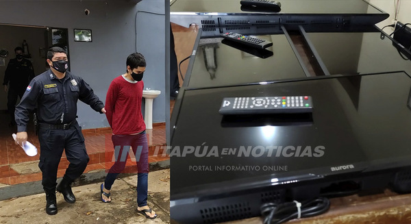 DETIENEN A SUP. LADRÓN TRAS SERIE DE HURTOS EN HOTELES DE ENCARNACIÓN.