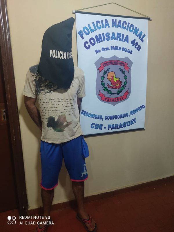 Detenido luego de golpear brutalmente a su pareja - ABC en el Este - ABC Color