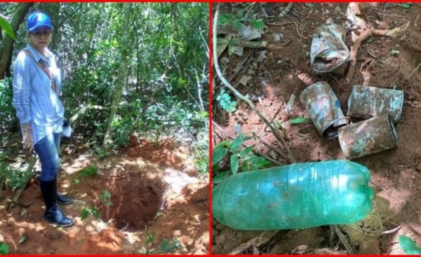 Hijas de Óscar Denis hallan tres fosas en supuesto campamento del EPP