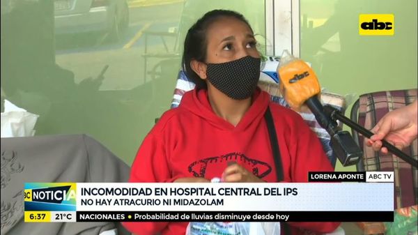 Incomodidad en hospital central de IPS - ABC Noticias Primera - ABC Color