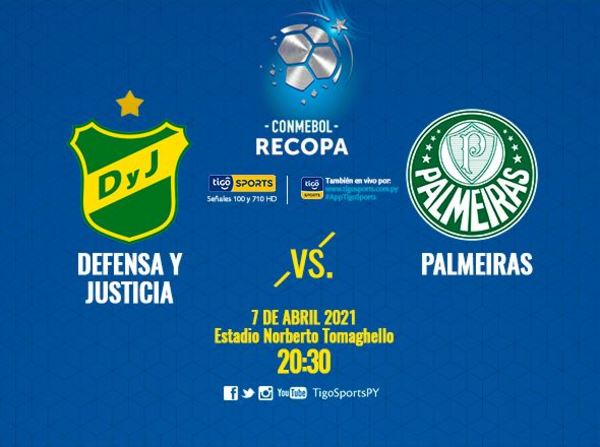 Palmeiras y Defensa y Justicia quieren recoparse