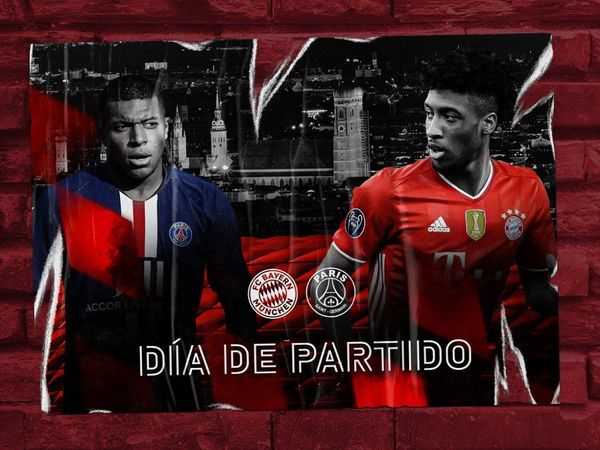 Bayern y PSG chocan en un duelo marcado por grandes bajas