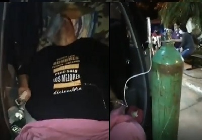 Paciente con covid estuvo conectado a un oxigeno durante 9 horas en la valijera de un vehículo - ADN Digital