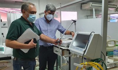Verifican equipos en Hospital Regional de CDE, reparados por la Gobernación