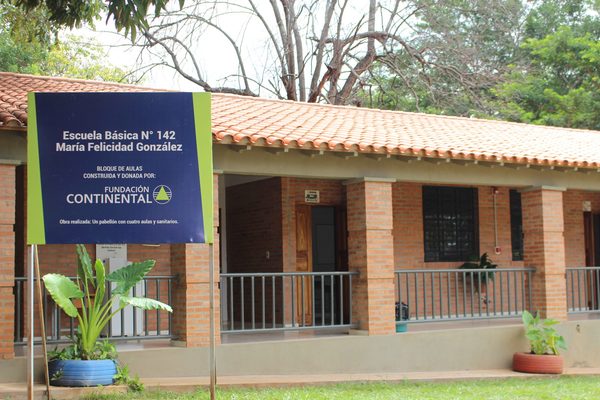 Fundación Continental entrega aulas en escuela de la capital - Megacadena — Últimas Noticias de Paraguay