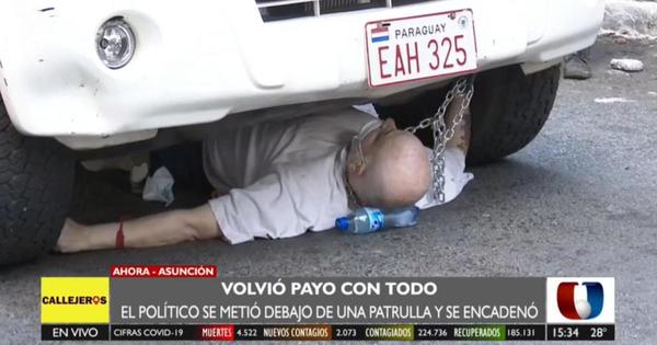 Incidentes entre Paraguayo Cubas y agentes policiales