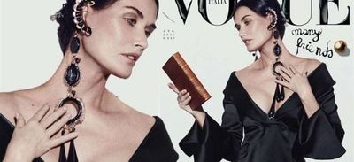 Demi Moore, bellísima a los 58 años, en la portada de Vogue