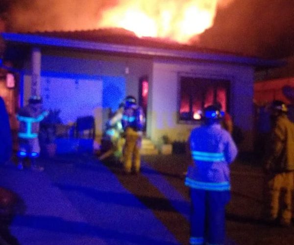 Vivienda se incendia en CDE