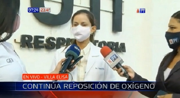 Complicada situación en Villa Elisa por escasez de oxígeno