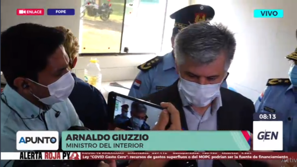 Diario HOY | Arnaldo Giuzzio, Ministro del Interior, sobre lo ocurrido ayer con Payo Cubas