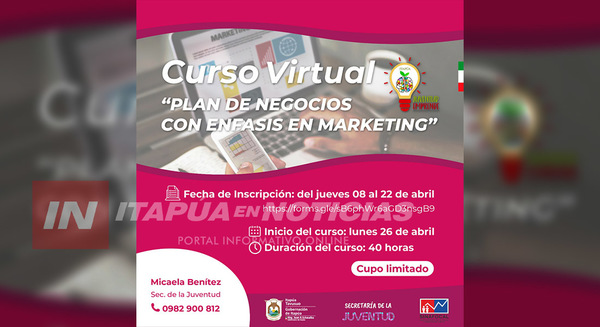 NUEVOS CURSOS A SER DICTADOS POR SINAFOCAL EN COOPERACIÓN CON LA GOBERNACIÓN DE ITAPÚA