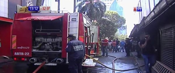 CDE: Incendio en conocida galería | Noticias Paraguay
