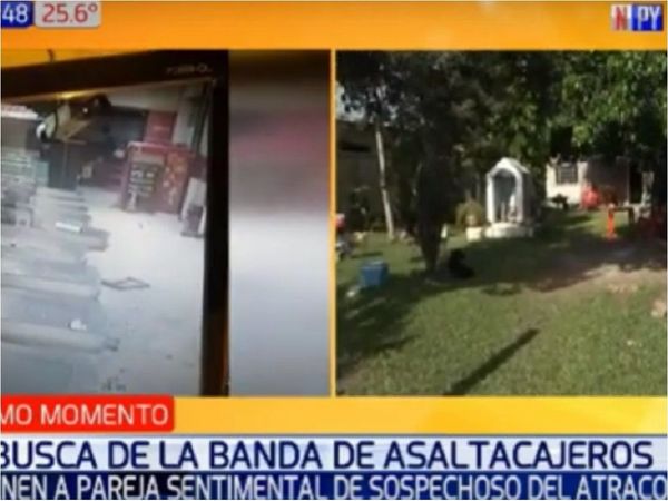 Detienen a pareja sentimental de supuesto asaltacajeros