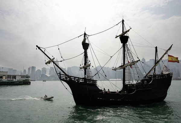 La réplica de “Nao Victoria”, el primer barco que dio la vuelta al mundo