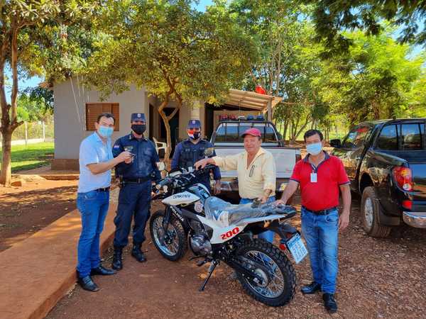 Distribuyen motocicletas a la Policía Nacional para reforzar controles