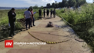 EL CUERPO DEL BRASILEÑO ACRIBILLADO FUE ENVIADO A LA CAPITAL PARA EXTRACCIÓN DE LAS BALAS.