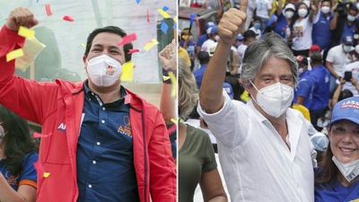 Arauz y Lasso cerraron sus campañas con la mira en el balotaje del domingo en Ecuador