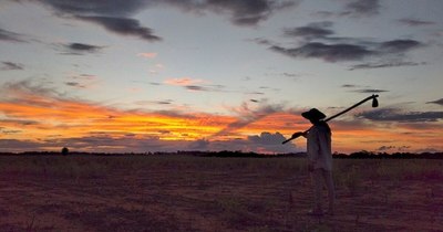 La Nación / Hermosa fotografía en San Pedro gana el concurso Atardecer 2021