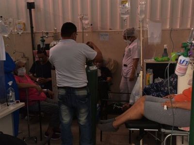 Cundió la desesperación ante baja provisión de oxígeno en hospitales