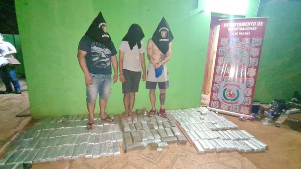 Detienen con droga a temibles presuntos delincuentes - ABC en el Este - ABC Color