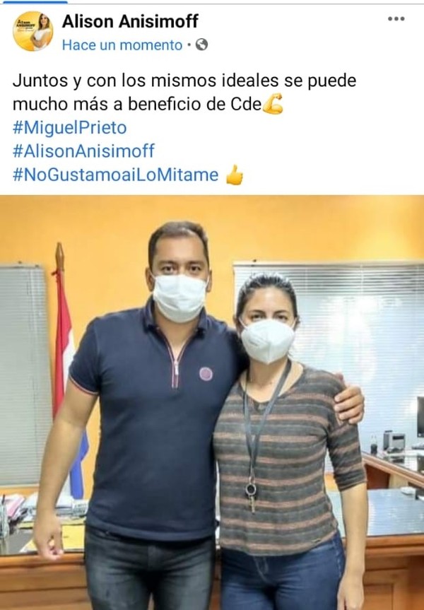 Despacho de intendencia de CDE se convirtió en SALÓN de PROSELITISMO