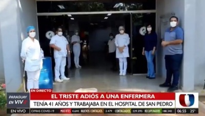 Lamentan fallecimiento de enfermera en San Pedro