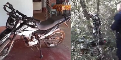 RECUPERARON UNA MOTOCICLETA HURTADA EN CORONEL BOGADO.