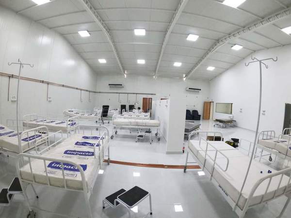 Inauguran nuevo pabellón de contingencia en hospital de Villa Elisa