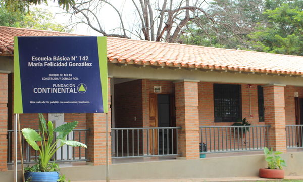 Fundación Continental entrega aulas en escuela María Felicidad González