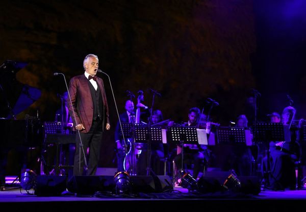 Andrea Bocelli ofrece un concierto inédito en ciudad antigua saudita - Música - ABC Color
