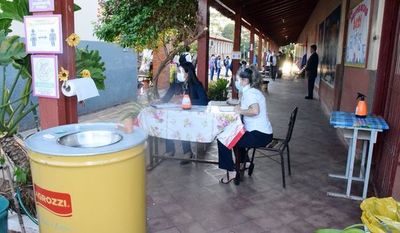 Estudiantes dejaron de tener clases presenciales por falta de insumos de bioseguridad   - Nacionales - ABC Color