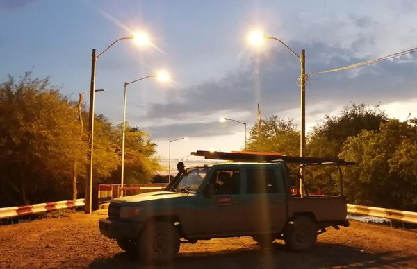 Inauguran obras de electrificación e iluminación de la localidad de Pozo Hondo